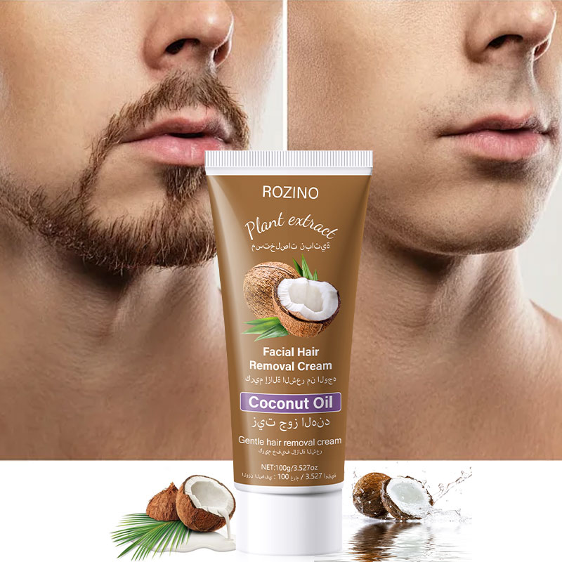Hair Removal Cream - Krim Penghilang Bulu Kelapa ROZINO, penghilang