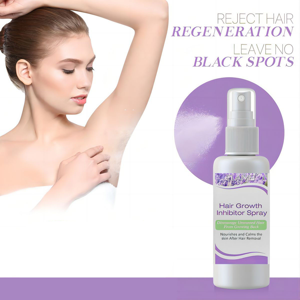 Hair Removal Cream - Semprotan penghilang pertumbuhan rambut permanen, Bikini
