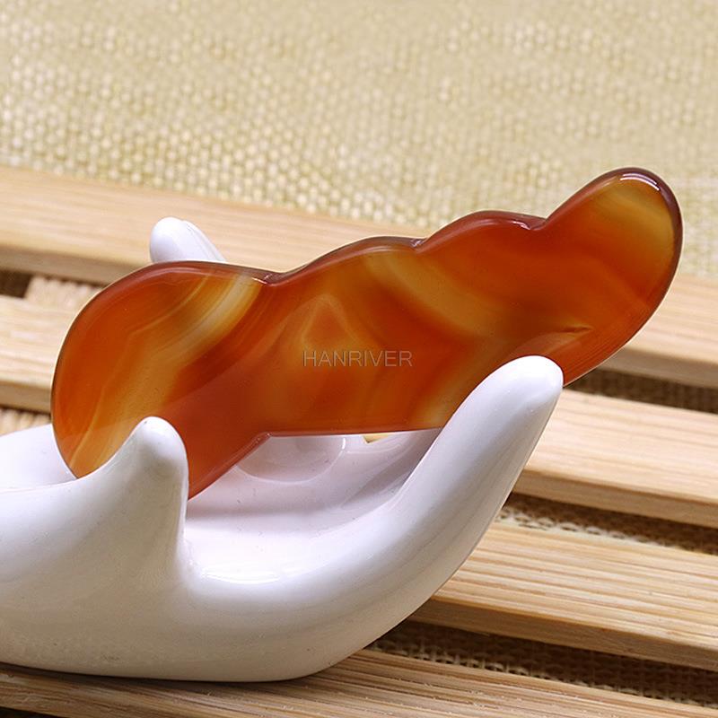Alat Pijat Terapi SPA Akupunkt - Gua Sha Tool Rose Quartz ulasan dan harga
