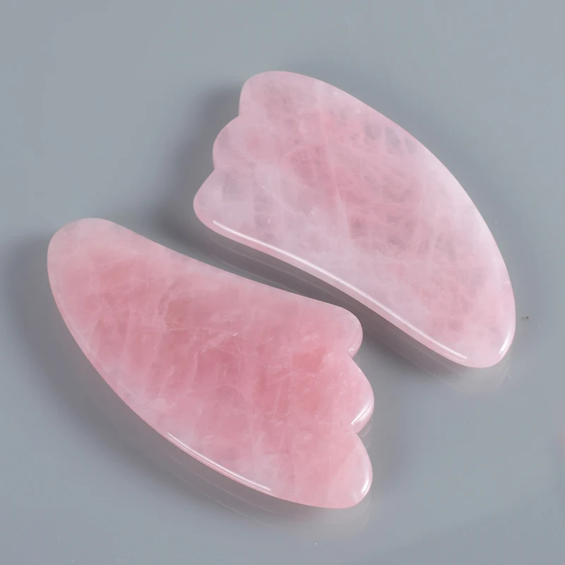 Papan Gua Sha Kuarsa Mawar Ala - Gua Sha Tool Rose Quartz ulasan dan harga