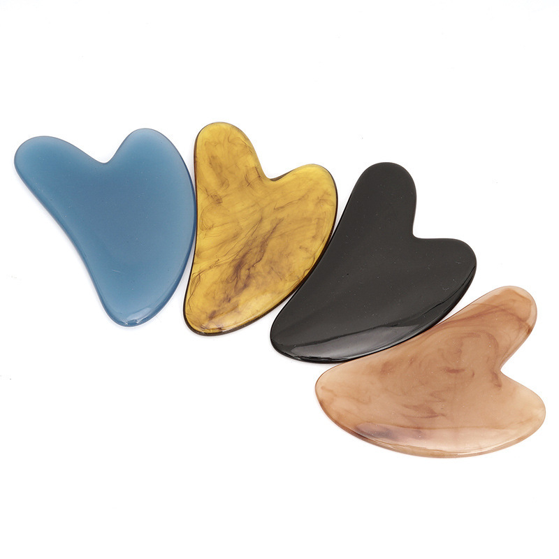 Batu Guasha Rose Quartz, Papan - Gua Sha Tool Rose Quartz ulasan dan harga