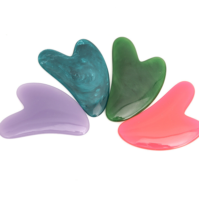 Batu Guasha Rose Quartz, Papan - Gua Sha Tool Rose Quartz ulasan dan harga