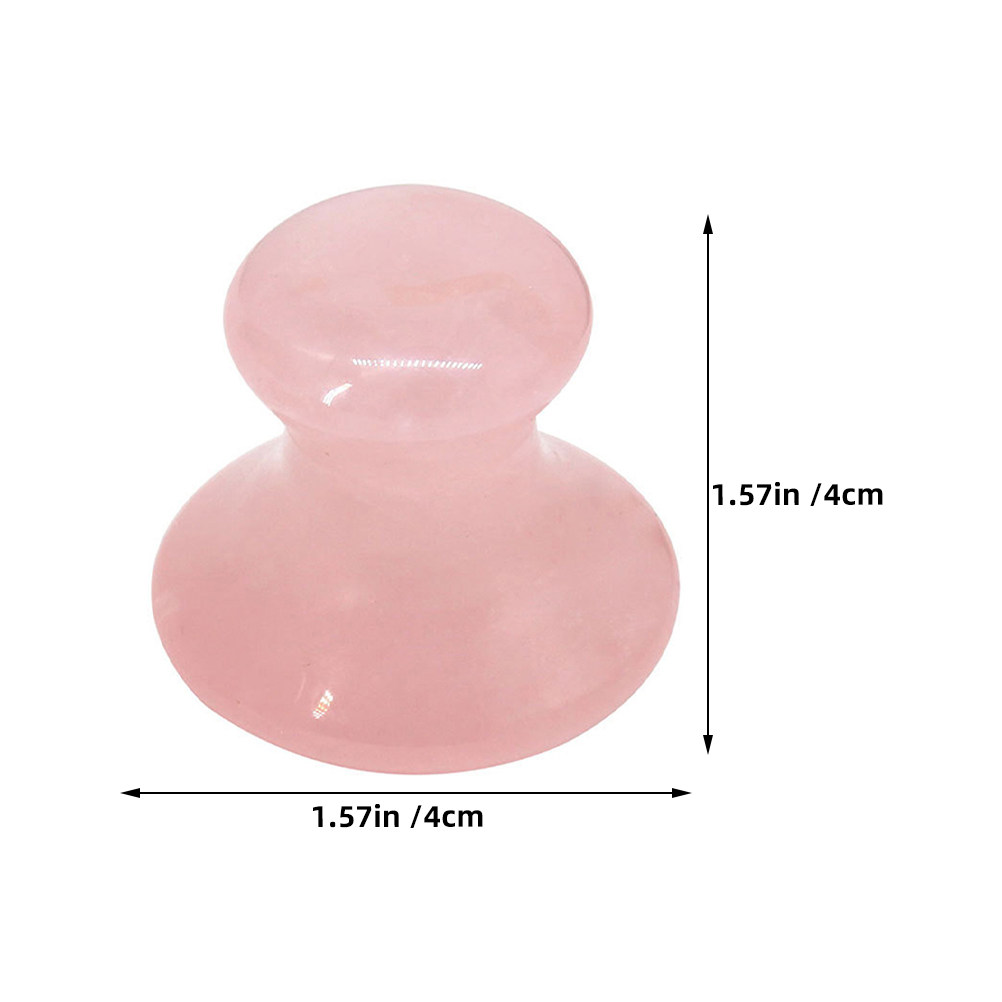 Alat Pijat Wajah Gua Sha Batu  - Gua Sha Tool Rose Quartz ulasan dan harga