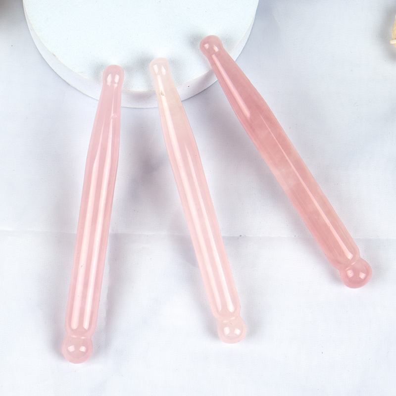 Pena pijat mata batu kuarsa ma - Gua Sha Tool Rose Quartz ulasan dan harga