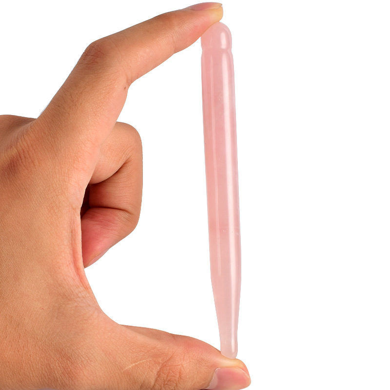 Pena pijat mata batu kuarsa ma - Gua Sha Tool Rose Quartz ulasan dan harga