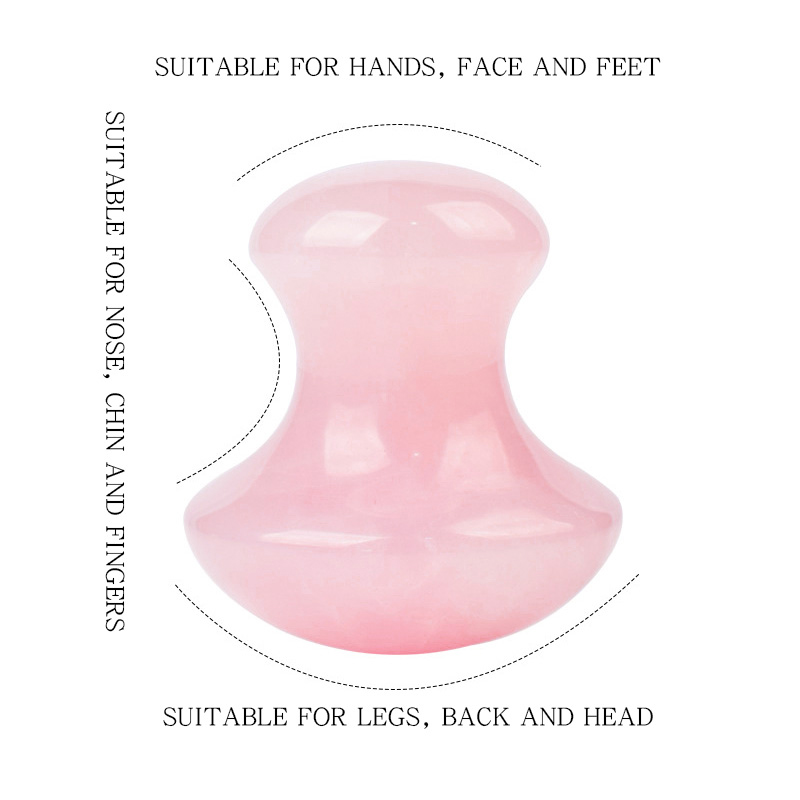 Alat pijat kerokan Gua Sha kua - Gua Sha Tool Rose Quartz ulasan dan harga