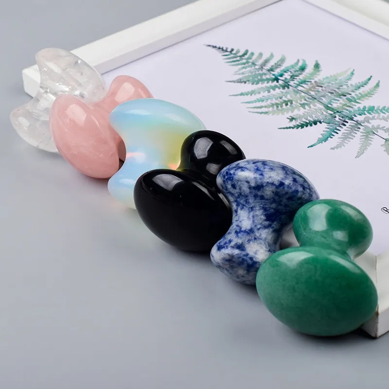 Alat pijat kerokan Gua Sha kua - Gua Sha Tool Rose Quartz ulasan dan harga
