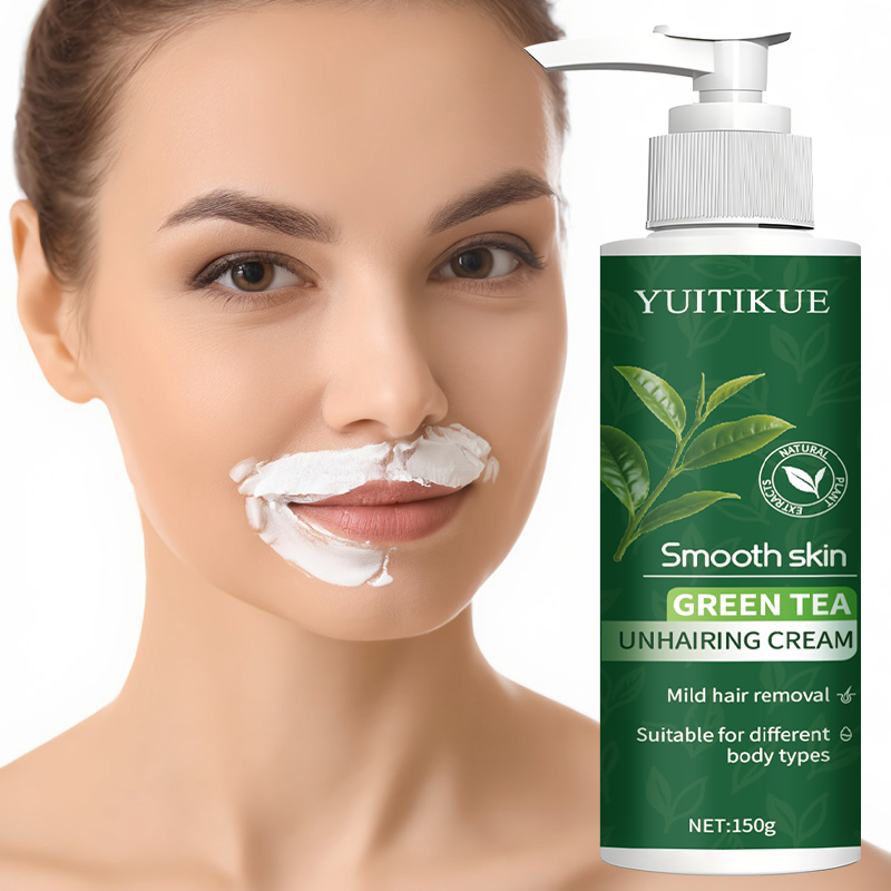 Krim Penghilang Bulu Teh Hijau - Hair Removal Cream ulasan dan harga