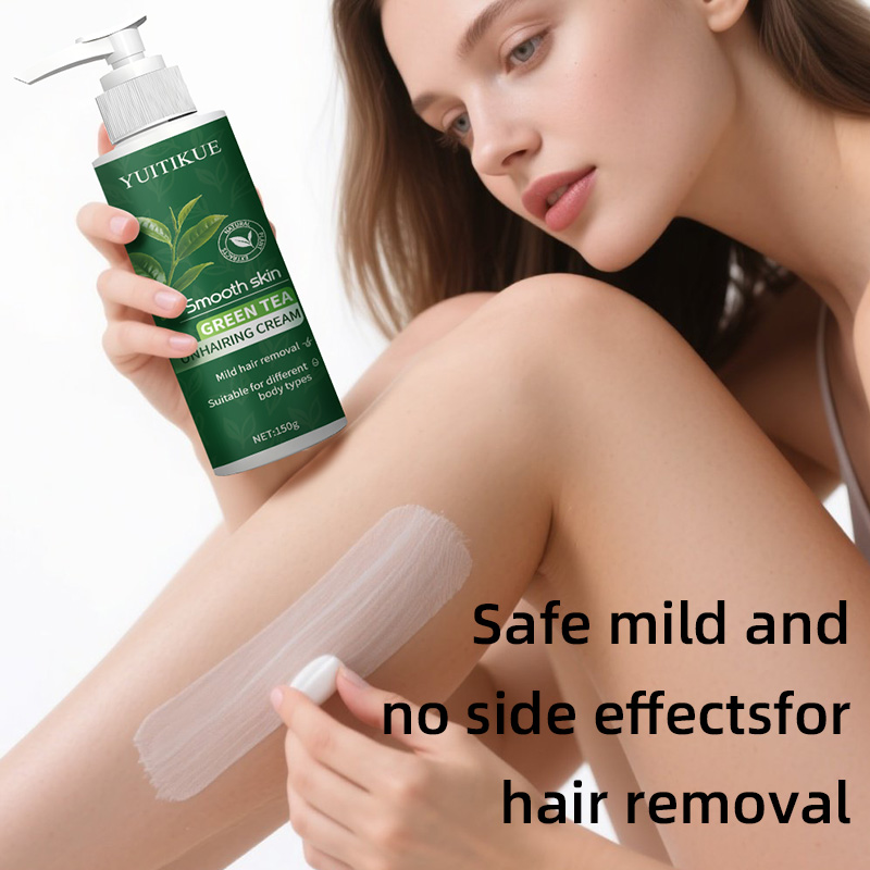 Krim Penghilang Bulu Teh Hijau - Hair Removal Cream ulasan dan harga