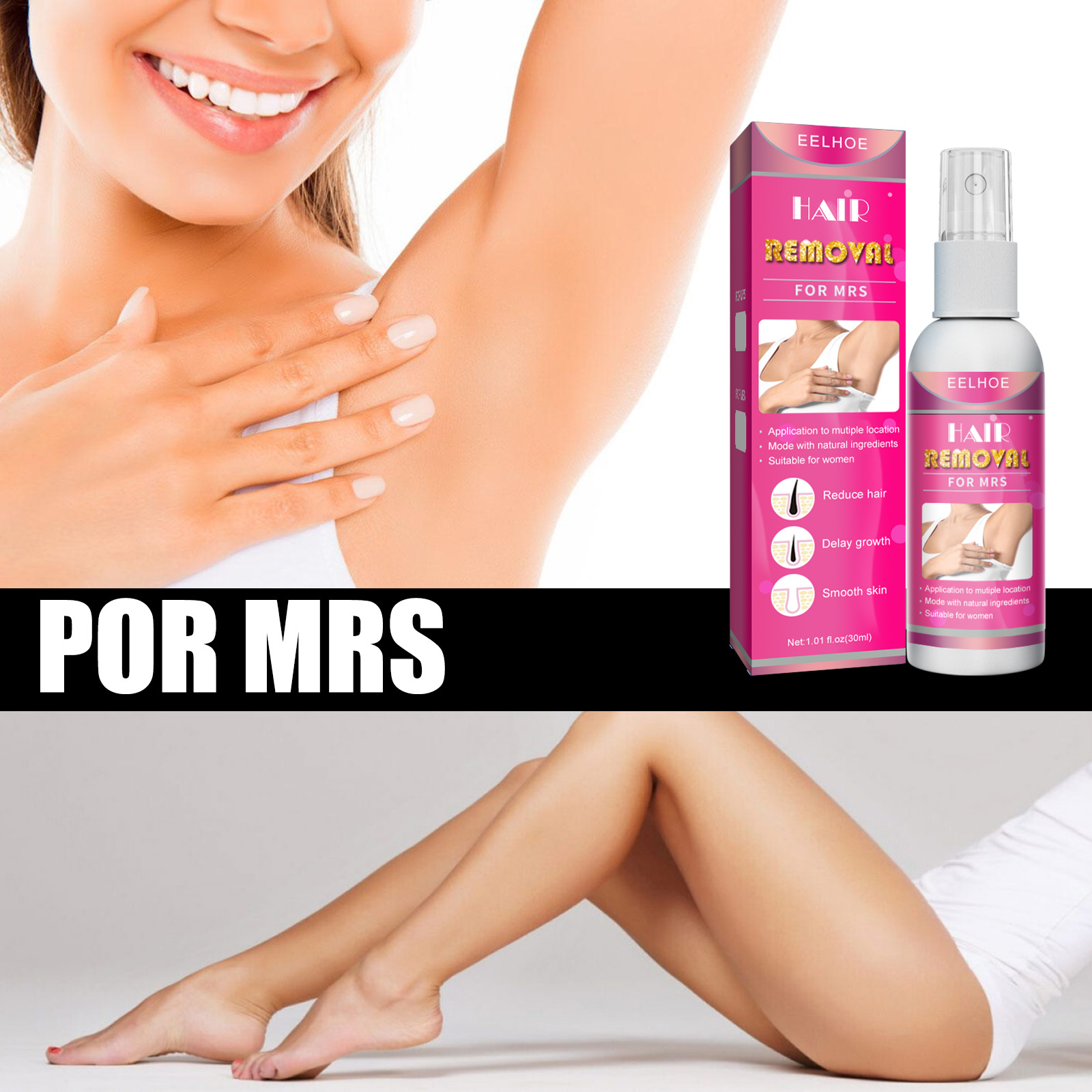EELHOE semprotan penghilang ra - Hair Removal Cream ulasan dan harga
