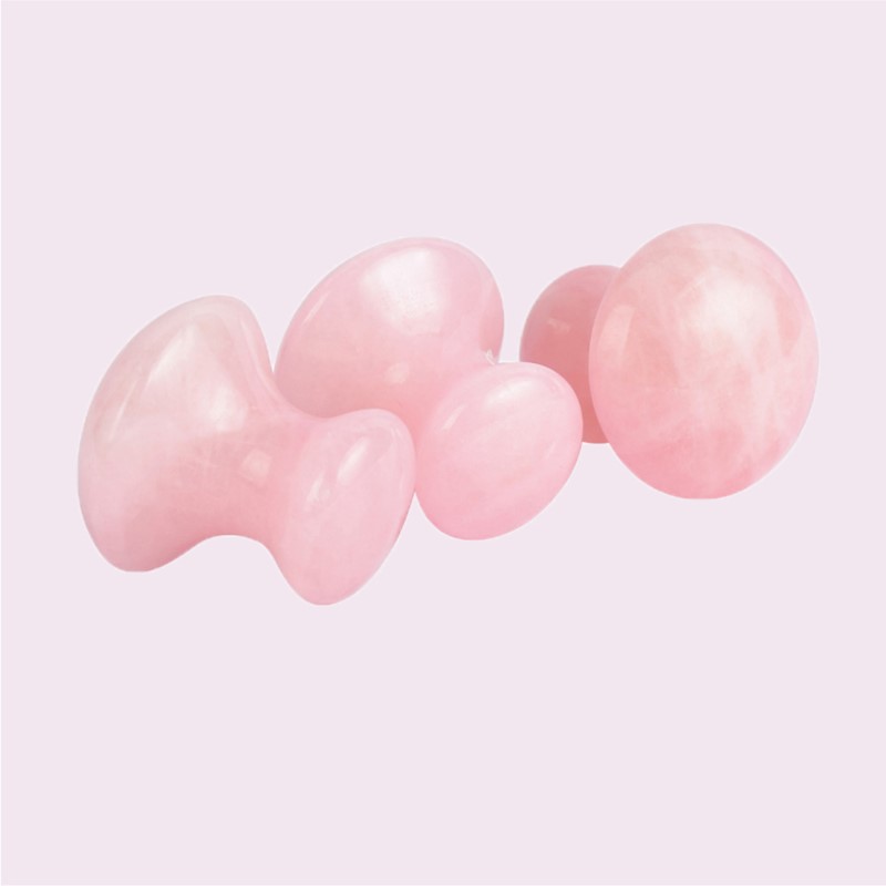 1 Buah Alat Perawatan Kulit Re - Gua Sha Tool Rose Quartz ulasan dan harga