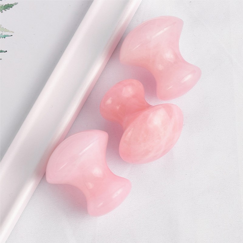 1 Buah Alat Perawatan Kulit Re - Gua Sha Tool Rose Quartz ulasan dan harga